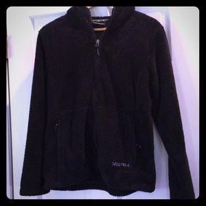 Marmot fleece hooded jacket